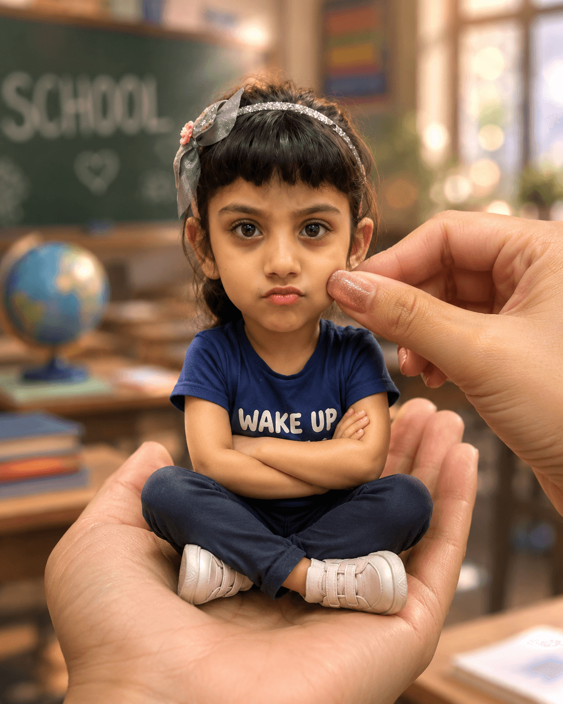 Ultra-Realistic Big-Head Miniature Portrait Prompt

Create an ultra-realistic mi