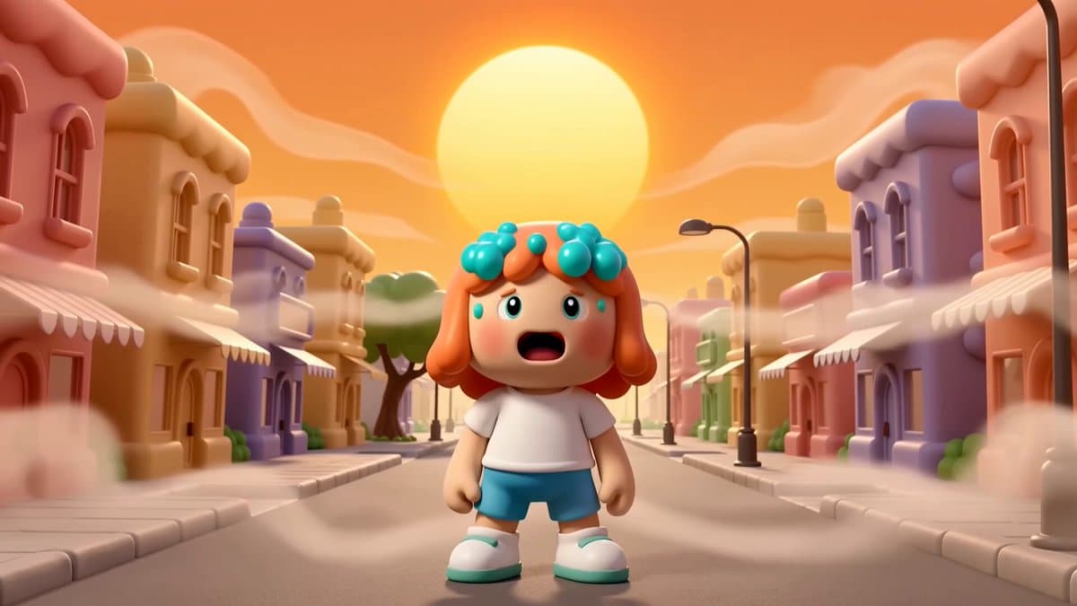  colorful 3D cartoon advertisement, playful energy, vibrant 