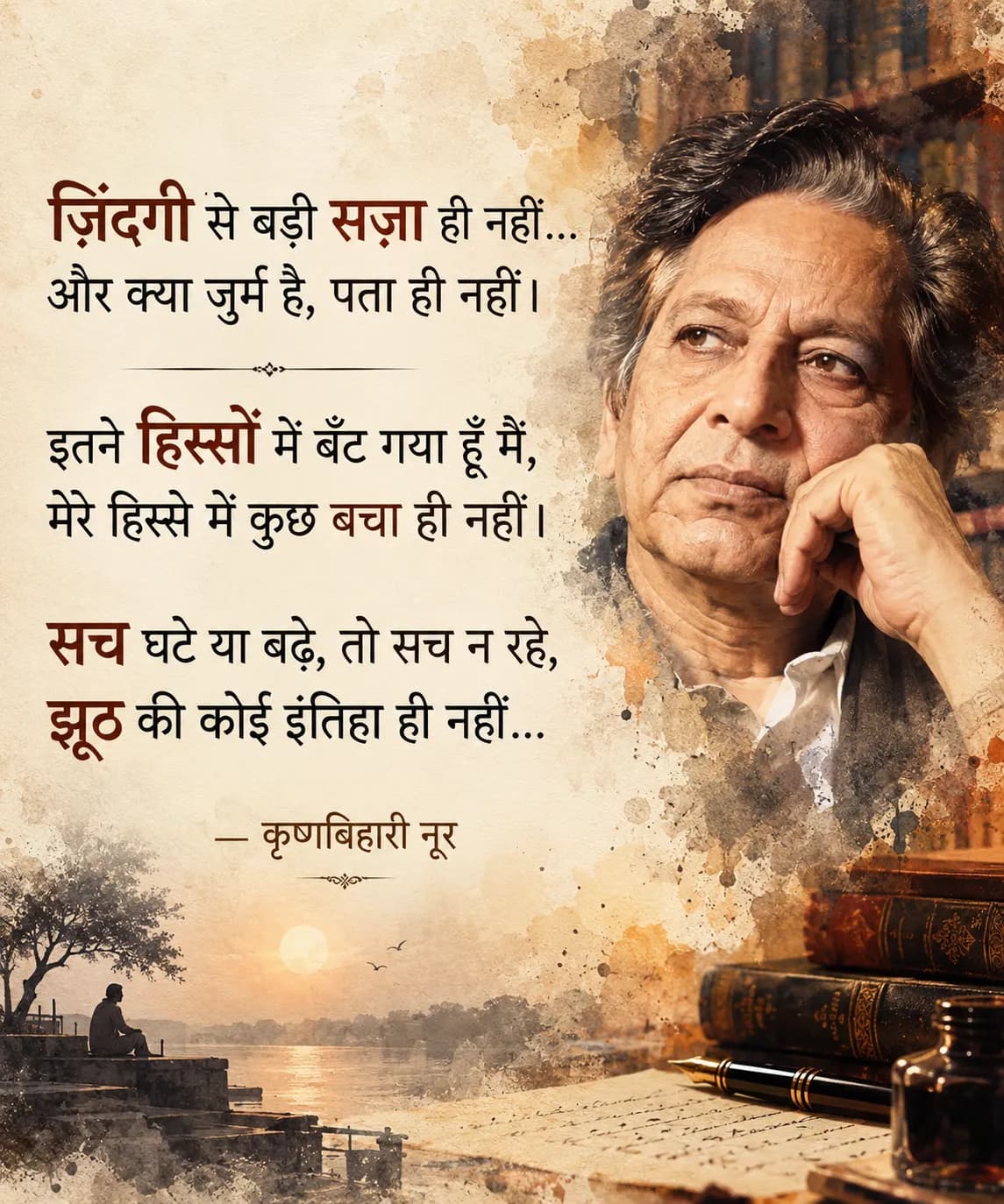 Create an elegant Hindi motivationa | GPT Image Prompt